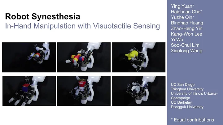 Robot Synesthesia: In-Hand Manipulation with Visuotactile Sensing
