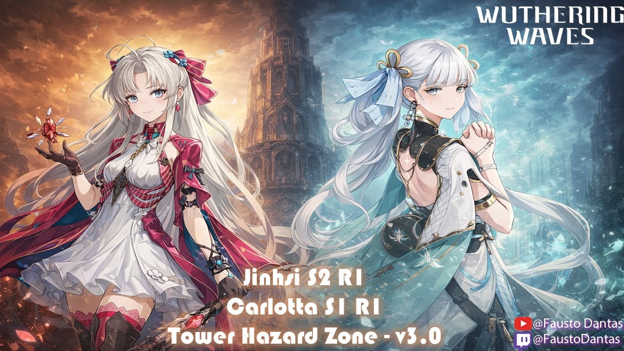 Wuthering Waves -Tower of Adversity - Hazard Tower v3.0 - Jinhsi S2 R1 Carlotta S1 R1