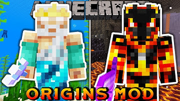 ORIGINS MOD 1.17.1 !!! | Minecraft Mod Showcase