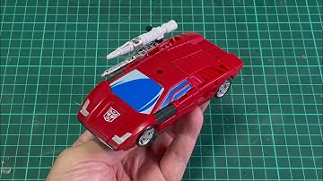 Transformers Studio Series MTMTE Collection Devastation Sideswipe (Sports Car mode to Robot mode)
