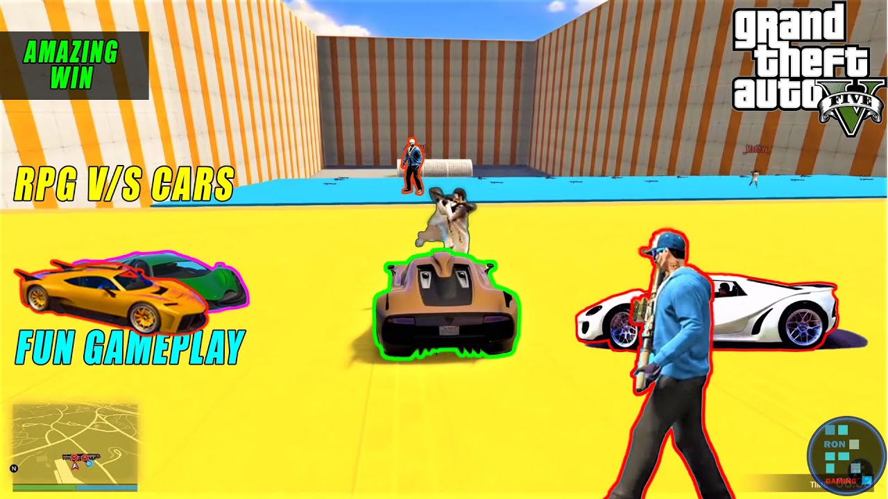 GTA V | RPG vs CARS - Haar K Jitne Wale Ko RON: THE KING Kehte Hai