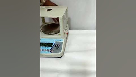 Weight Calibration Process For TI-DJ Series Gold Precision Balance 600g-0.01g(10mg)