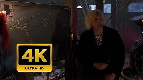 Doc Explains Time Travel | Back To The Future Part 2 | Fullscreen | 4K Upscale