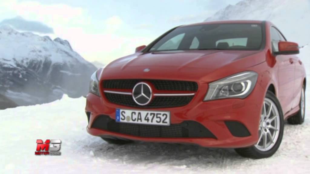 Mercedes cla 250 in snow #3