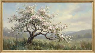 Dogwood Tree in Bloom | Framed Art TV Wallpaper 4K | Oil Painting | 2 Hours screenshot 4