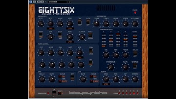 Free VST - Eightysix Analog Synthesizer - vstplanet.com