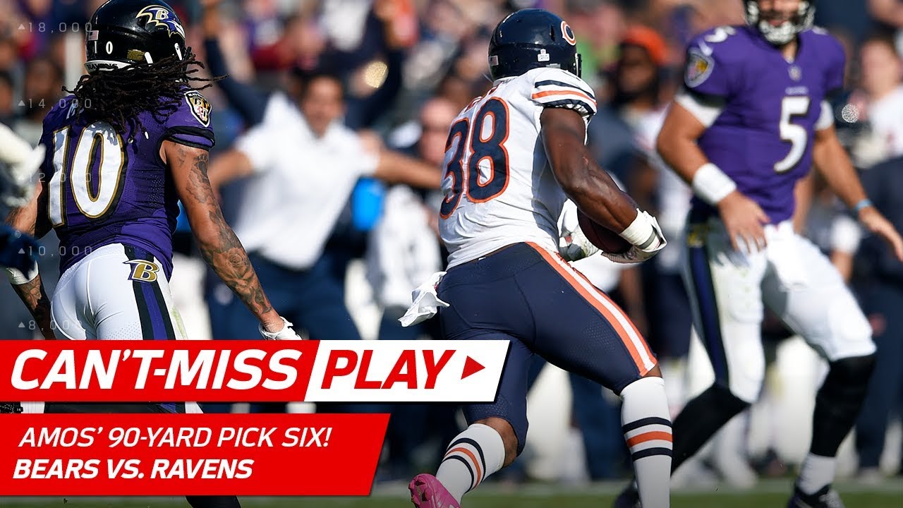 Adrian Amos' Amazing 90-Yd INT Return for a TD! | Can't-Miss Play | NFL Wk 6 Highlights