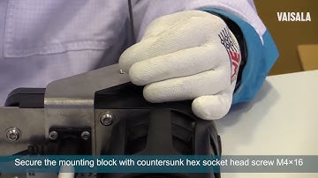 Vaisala Mobile Detector MD30 Support Video - Mounting MD30 on Towing Hook