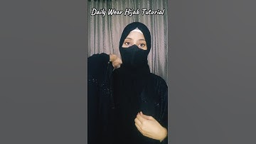 Daily wear Simple and Quick Hijab Tutorial for Beginners 🌸