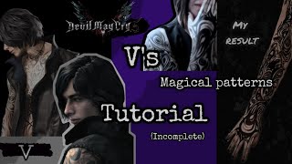V’s magical patterns from Devil May Cry 5 | Easy Tattoo Art Guide, incomplete' V’s magical patterns from Devil May Cry 5 | Easy Tattoo Art Guide, incomplete'