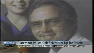 Claremont police chief murderer faces parole hearing next week