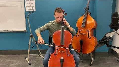 C Major Scale Cello (one octave)