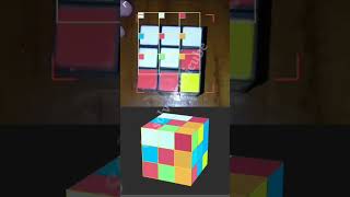 Learn How to Solve a Rubik's Cube with App Mobile Phone ASolver (Beginner Tutorial) #shorts #views screenshot 1