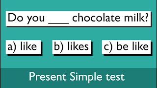 Present Simple test | Grammar quiz