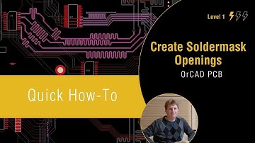 How to Create Soldermask Openings for RF signals in OrCAD