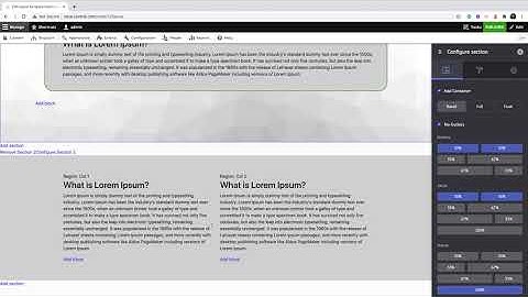 Drupal Bootstrap Layout Builder quick demo