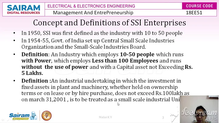 Lecture video 1 18EE51 Module 4 concept and role ,characteristics of SSI  Malini k v