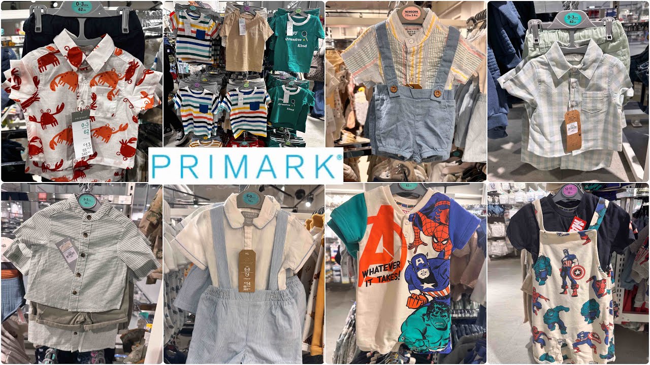Primark newborn baby boys clothes new collection- March 2023