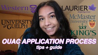 Ontario University Application Tips (OUAC 101) 2019!