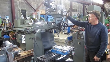 Bridgeport Series 1 2hp 9″x42″ Milling Machine Acurite DRO @ MULLIN MACHINERY OF NJ