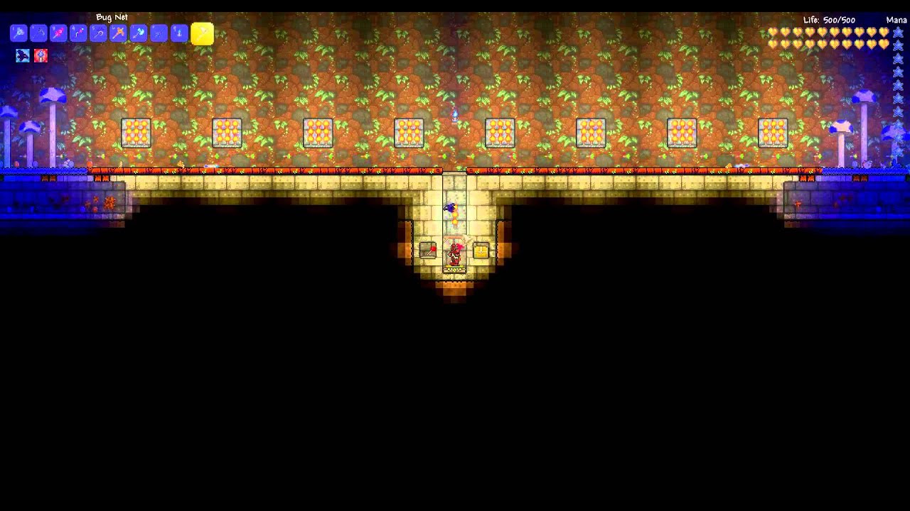 Terraria: Updated truffle worm farm (~300 worms/hr)