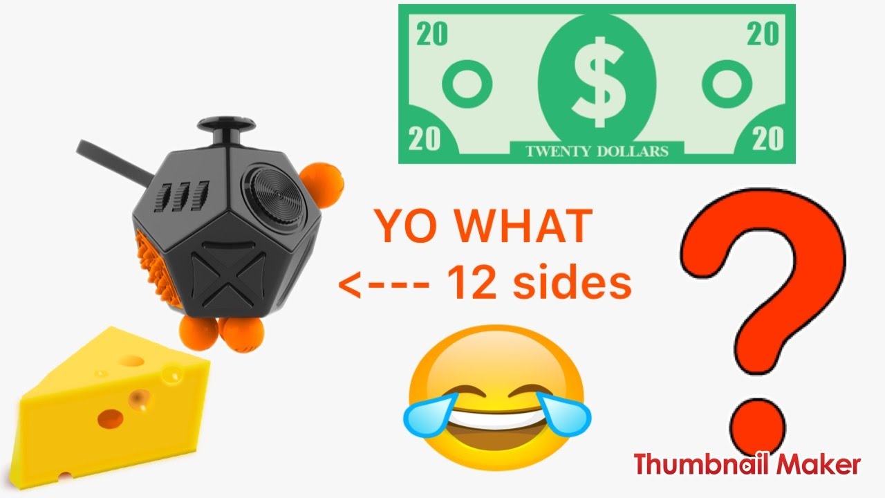 Awesome 12 Sided Fidget Cube Awesome 12 Sided Fidget Cube