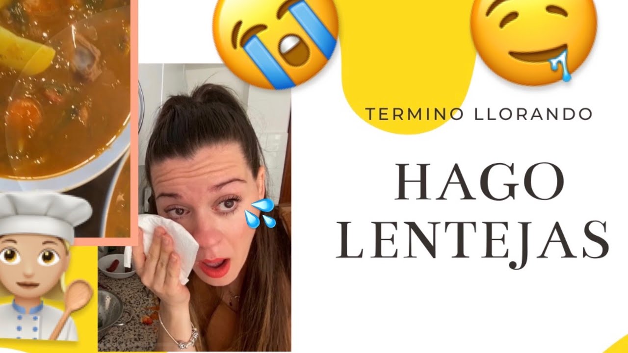 👩🏼‍🍳HAGO LENTEJAS🤤ELLA COCINERA|TERMINO LLORANDO 😢 RECETA FAMILIAR