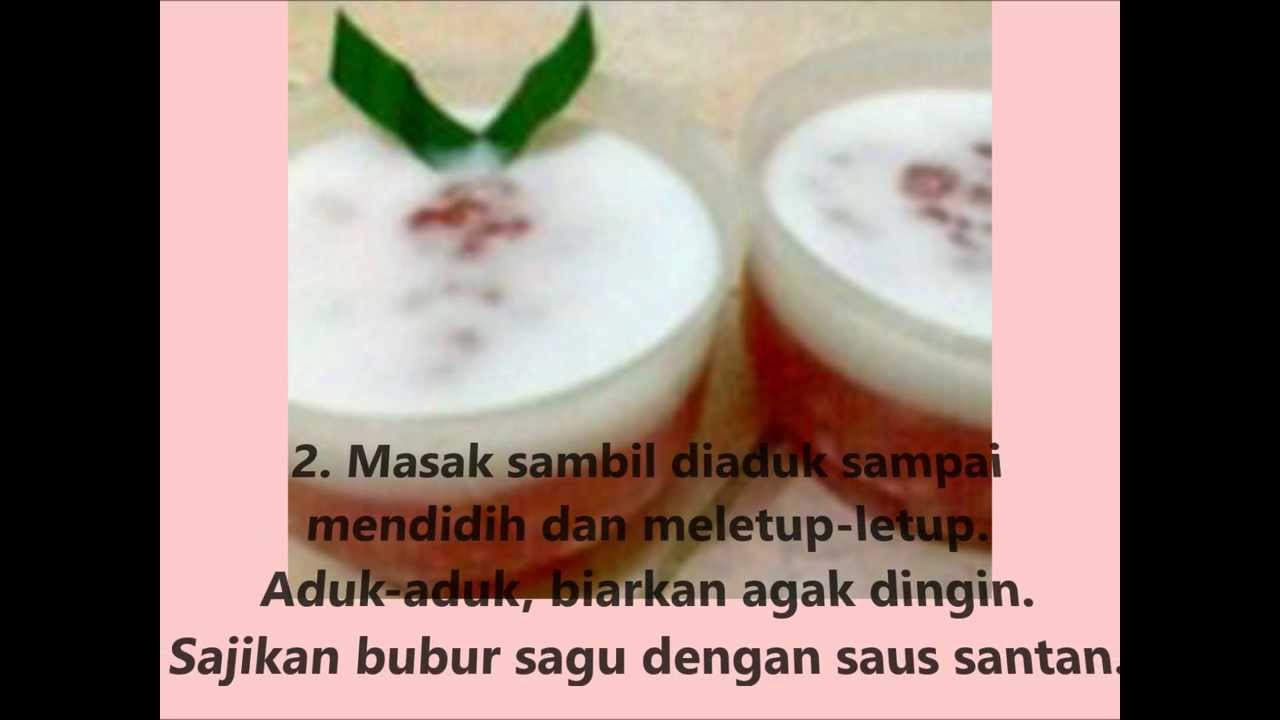 Resep Masakan Bubur Sagu (Ambon) 