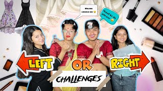 Left Or Right Girl Dress Challenge