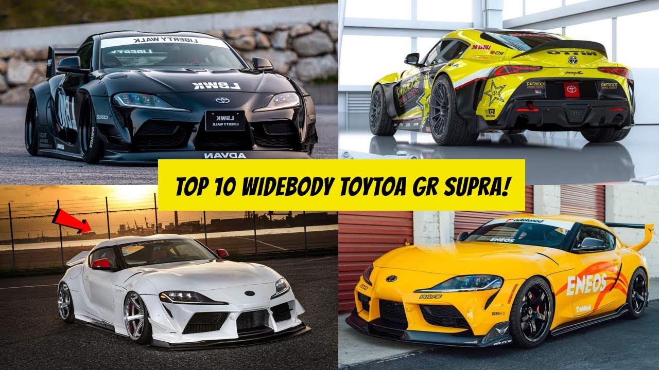 TOP 10 Widebody Kits for Toyota Supra GR 2021/2022 | LIBERTY WALK GR