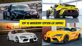 TOP 10 Widebody Kits for Toyota Supra GR 2021/2022 | LIBERTY WALK GR SUPRA, PANDEM GR SUPRA WIDEBODY