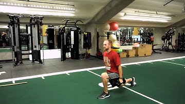 Reverse Lunge Curl and Press
