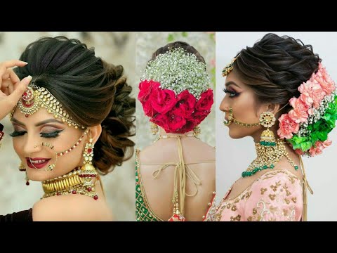 BRIDAL HAIRSTYLES | Hair Style Girl || hairstyles 2020 || Easy & cute wedding  hairstyle for girls - YouTube