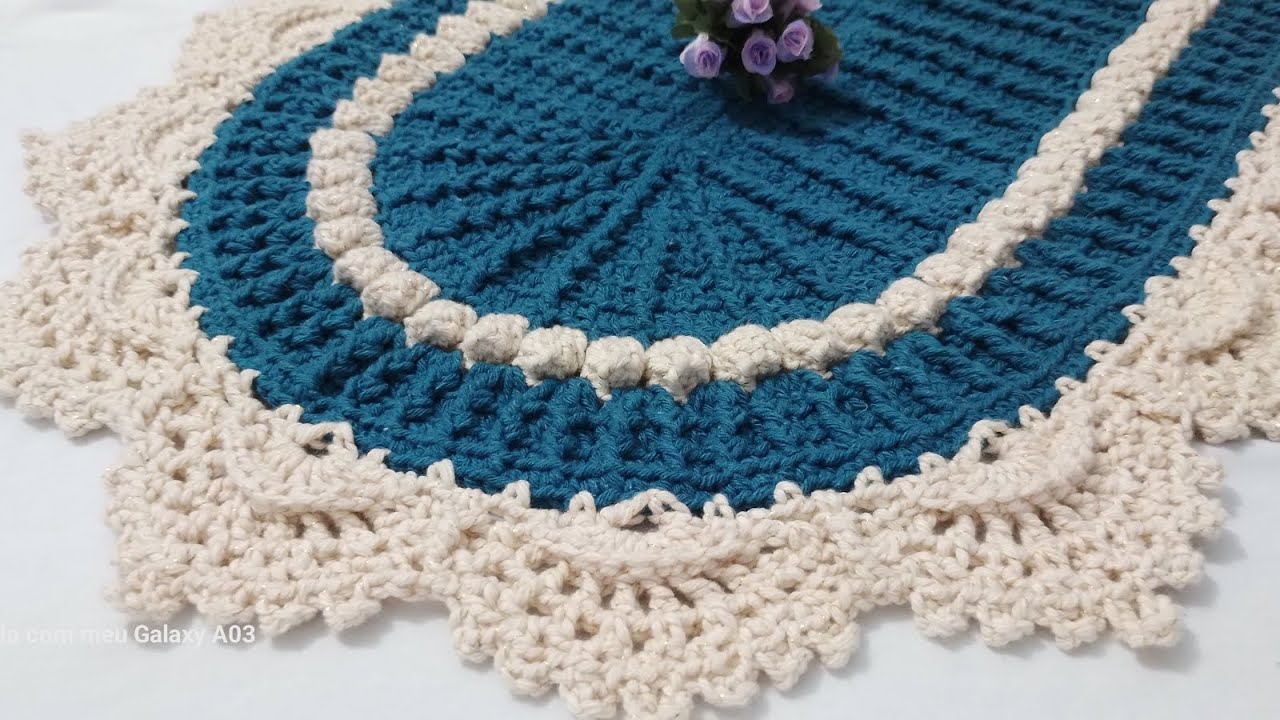 parte 1   Tapete em croche 🧶