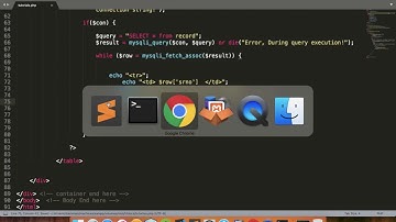 PHP   Fetch MySQL Database