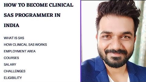 what is Clinical SAS programmer in Hindi