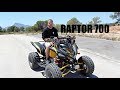 Yamaha Raptor 700 # ARTYUR Test drive