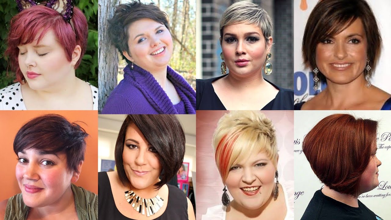 50 Short Hairstyles for Chubby Faces and Double Chins | Hair Motive