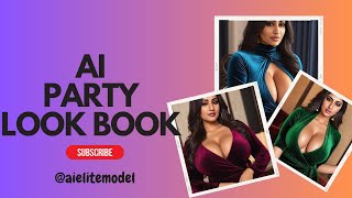 [4K] AI ART indian Lookbook Model Al Art video- #party  #beauty #stunninglook #viral #partywear