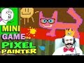 ч.01 Minecraft Pixel Painter - Кошка, Бабочка и Пейзаж