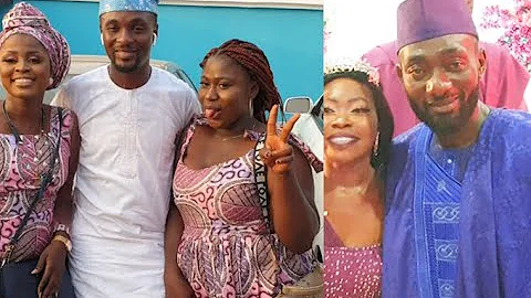 Fans Rush To Snap With Adeniyi Johnson At Kunle Afod Brothers Wedding As They Scatter Dance Floor.