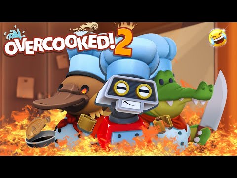 🍔 MOMENTOS ENGRAÇADOS NA COZINHA DA LOUCURA! - OVERCOOKED 2