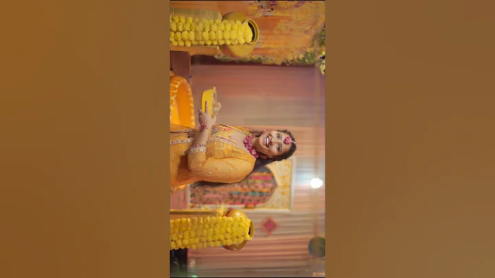 Haldi shoot | Bride groom haldi #bride #groom #haldi #haldiceremoney #haldishoot #shorts #sh ..