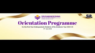 SRCAS | Orientation Programme | 2024 - 2025 | Coimbatore