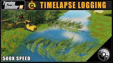 Timelapse Logging #1 | Grizzly Mountain | Farming Simulator 2019