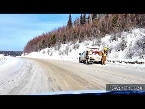 Fort Nelson to Watson Lake Yukon Canada..7th March 2023...part 1