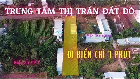 Chịu bán lỗ. Chủ cần bán đất mặt tiền nhựa trung tâm TT Đất Đỏ - Đất Đỏ - BRVT