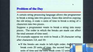 Celebrity CSE373 2012 - Lecture 21 - Dynamic Programming Examples Profile