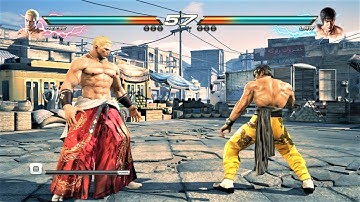 Geese Howard vs Marshall Law (Hardest AI) - Tekken 7 Arcade Mode