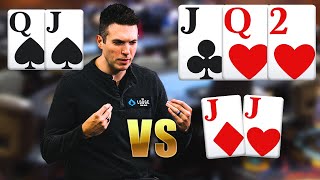 DOUG POLK FLops Two Pair, His Opponent FLOPS A SET!